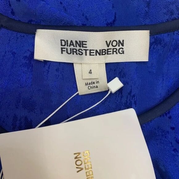 Diane Von Furstenberg Cut-Out Ruffle Blouse - Picture 7 of 8